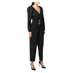 Tanya Taylor Black Talisia Jumpsuit size Small